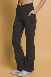 Flared Cargo Leggings Love Tree